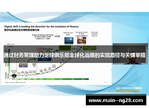 通过财务管理助力足球俱乐部全球化战略的实现路径与关键举措